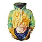 Dragon Ball Z Pullover Hoodie - Mad Super Saiyan Goku Pullover Hoodie