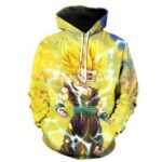 Dragon Ball Z Pullover Hoodie - Powerful Super Saiyan Goku Pullover Hoodie