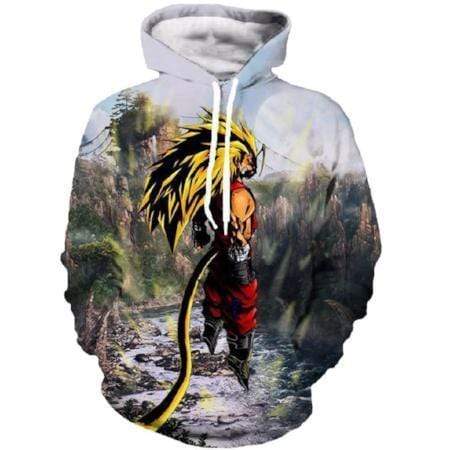 Dragon Ball Z Pullover Hoodie - Super Saiyan 3 Goku Pullover Hoodie