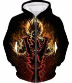 Dragon Ball Z Zip Up Hoodie - Kid Goku Evolution Hoodie