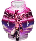 Dragon Ball Z Zip Up Hoodie - Kid Majin Buu Hoodie - Hoodie