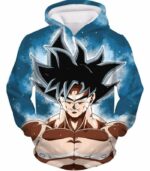 Dragon Ball Z Zip Up Hoodie - Limit Breaker Goku Hoodie New Form Hoodie - Hoodie