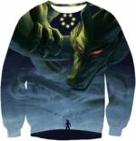 Dragon Ball Z Zip Up Hoodie - Shenron And Goku Hoodie - Sweatshirt