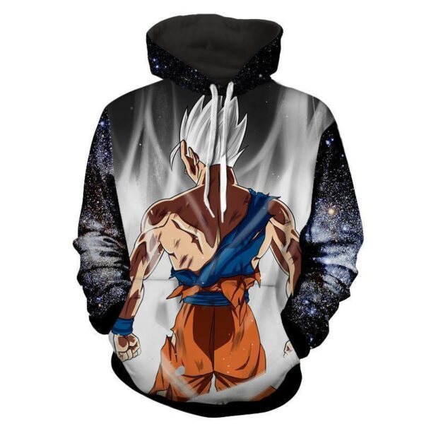 Gohan Hoodie - White Super Saiyan Dragon Ball 3D Hoodie