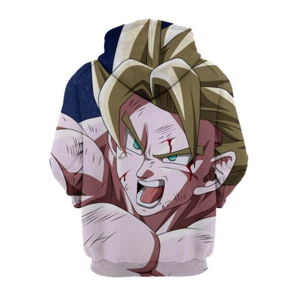 Goku SSJ2 Dragon Ball Z Hoodie - DBZ 3D Graphic Hoodie