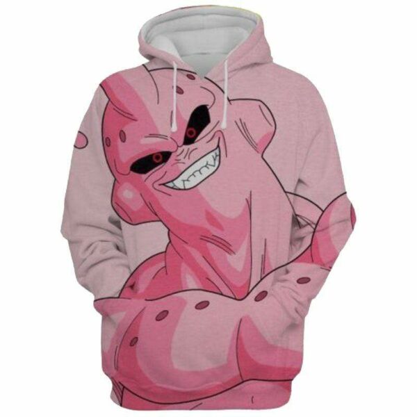 Kid Buu DBZ Unisex Hoodie - Dragon Ball Z 3D Graphic Hoodie