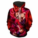 SSJ Goku Hoodie - SSJ Red Dragon Ball 3D Graphic Hoodie