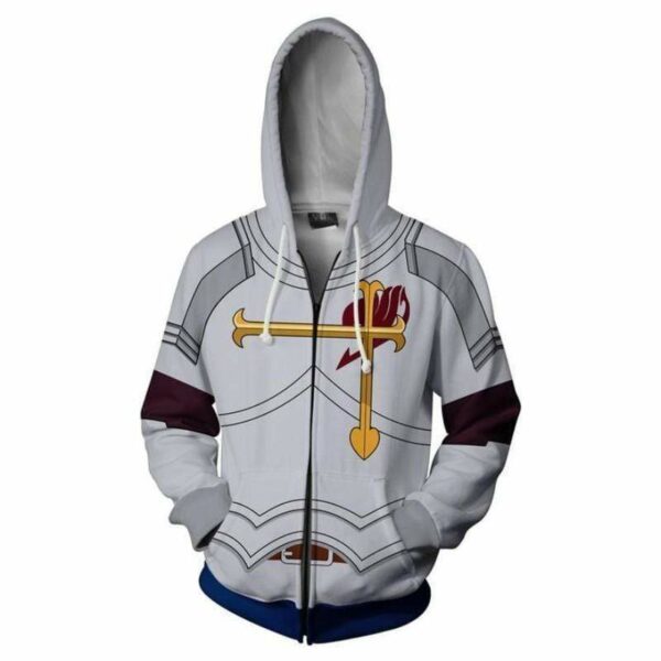 Fairy Tail Clothing Hoodie  - Erza Zip Up Hoodie Jacket