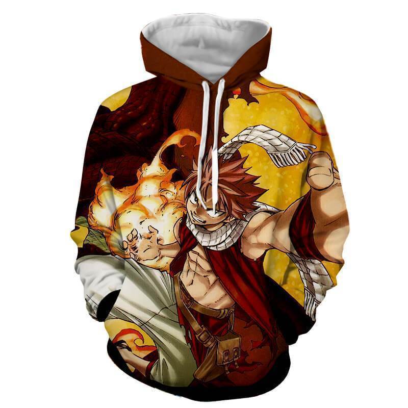 Fairy Tail Hoodie - Natsu Dragneel Fairy Tail Hoodie