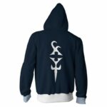 Sword Art Online Kirito And Asuna White Hoodie  - Sword Art Online Hoodie