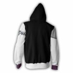 Tokyo Ghoul Zip Up Hoodie - Tokyo Ghoul Tokyo Ghoul Black And White Ken Kaneki Animation Zip Up Hoodie