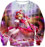 Fate Stay Night Beautiful Saber Fate Extra Cool Printed Hoodie - Sweatshirt