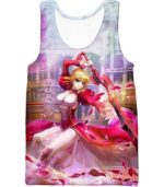 Fate Stay Night Beautiful Saber Fate Extra Cool Printed Hoodie - Tank Top