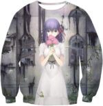 Fate Stay Night Beautiful Sakura Matou Fate Stay Night Zip Up Hoodie - Sweatshirt