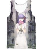 Fate Stay Night Beautiful Sakura Matou Fate Stay Night Zip Up Hoodie - Tank Top