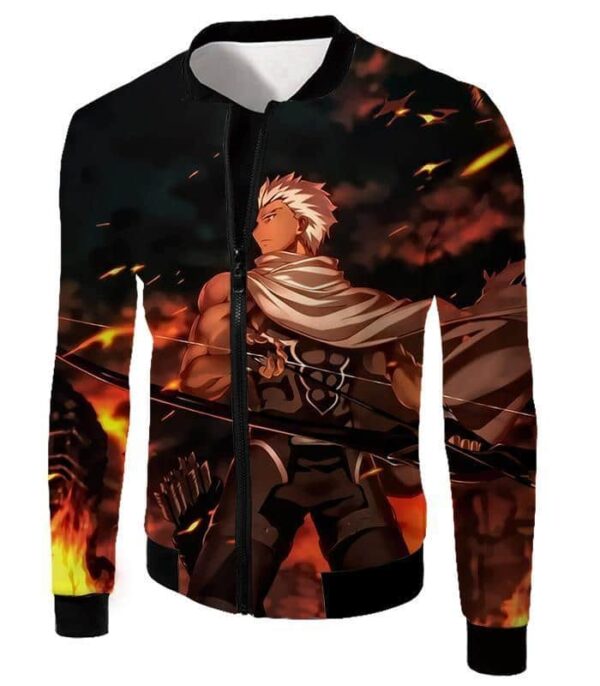 Fate Stay Night Cool Heroic Spirit Archer Shirou Emiya Action Hoodie - Jacket