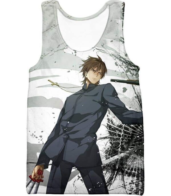 Fate Stay Night Cool Master Of Assasin Kirei Kotomine Zip Up Hoodie - Tank Top