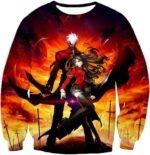 Fate Stay Night Cool Rin Tohsaka And Archer Action Hoodie - Sweatshirt