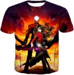 Fate Stay Night Cool Rin Tohsaka And Archer Action Hoodie - T-Shirt