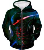 Fate Stay Night Deadly Berserker Lancelot Cool Black Zip Up Hoodie