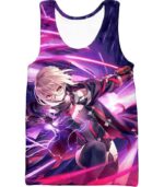 Fate Stay Night Fate Arturia Pendragon Cute Glasses Action Hoodie - Tank Top