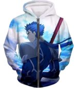 Fate Stay Night Fate Stay Night Lancer Blue Spearman Of The Wind Cool Hoodie - Zip Up Hoodie