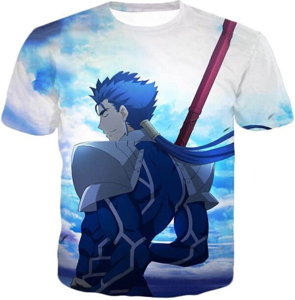 Fate Stay Night Fate Stay Night Lancer Blue Spearman Of The Wind Cool Zip Up Hoodie - T-Shirt