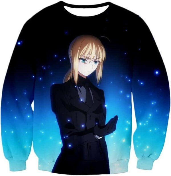 Fate Stay Night Fate Stay Night Saber Suit Altria Pendragon Hoodie - Sweatshirt