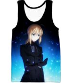 Fate Stay Night Fate Stay Night Saber Suit Altria Pendragon Hoodie - Tank Top