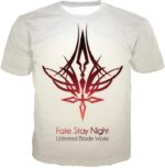 Fate Stay Night Fate Unlimited Blade Works White Promo Hoodie - T-Shirt