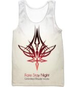 Fate Stay Night Fate Unlimited Blade Works White Promo Hoodie - Tank Top