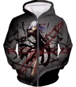 Fate Stay Night Fate Villain Dark Sakura Matou Action Hoodie - Zip Up Hoodie