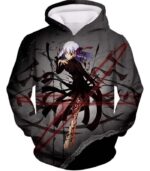 Fate Stay Night Fate Villain Dark Sakura Matou Action Zip Up Hoodie - Hoodie