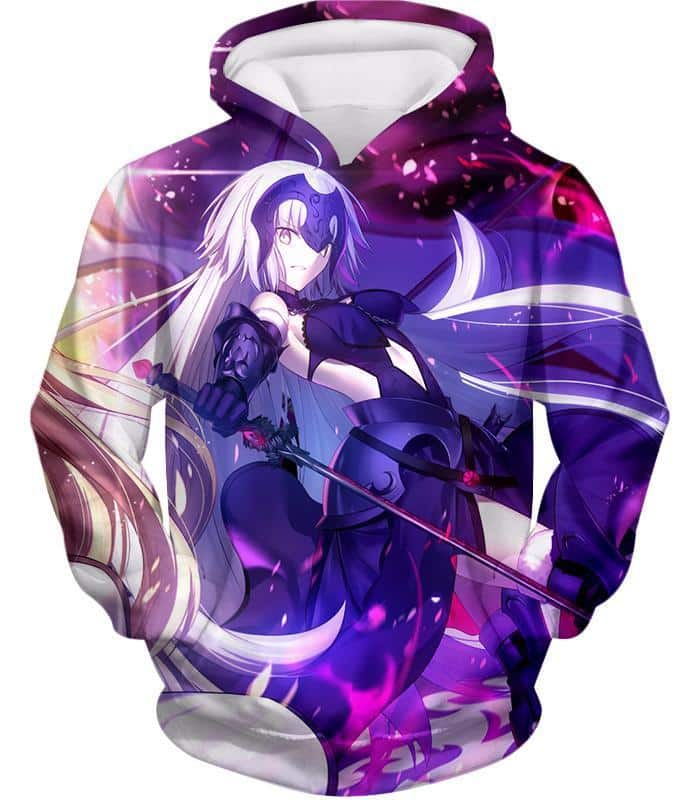 Fate Stay Night Jeanne Alter Grand Order Avenger Action Hoodie - Hoodie