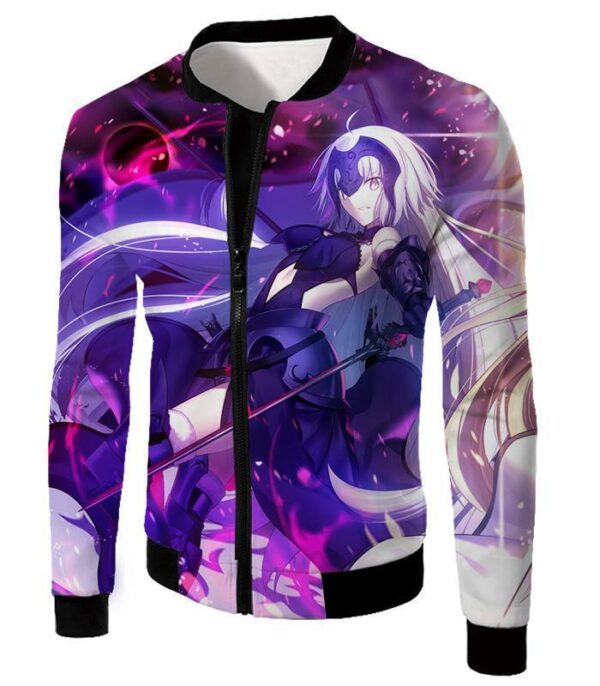 Fate Stay Night Jeanne Alter Grand Order Avenger Action Zip Up Hoodie - Jacket