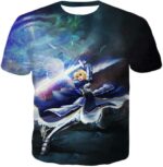 Fate Stay Night King Arthur Noble Phantasm Action Hoodie - T-Shirt