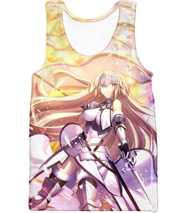 Fate Stay Night Legendary Jeanne DArc Bold Action Hoodie - Tank Top