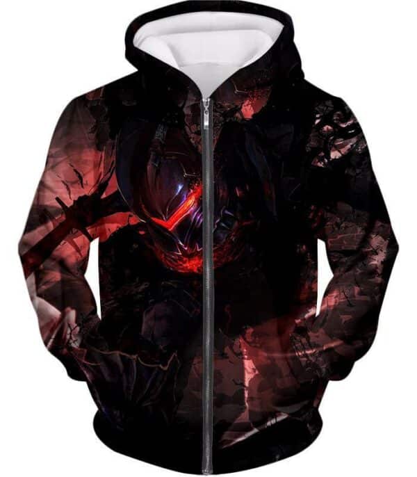 Fate Stay Night Powerful Berserker Lancelot Cool Action Hoodie - Zip Up Hoodie