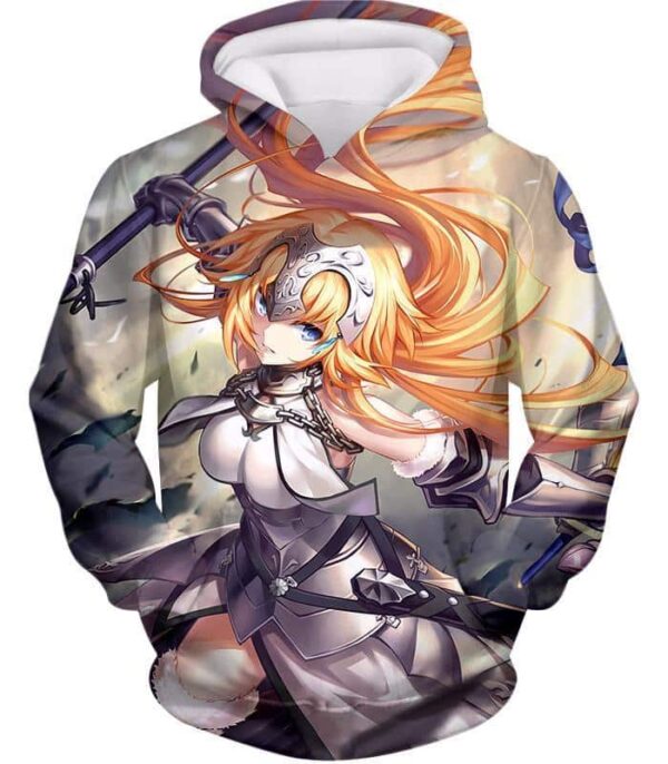 Fate Stay Night Powerful Ruler Class Fighter Jeanne DArc Hoodie - Hoodie