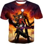 Fate Stay Night Rin And Archer Shirou Cool Action Hoodie - T-Shirt
