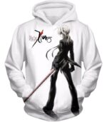 Fate Stay Night Saber Tuxedo Fate Zero Promo White Hoodie - Hoodie