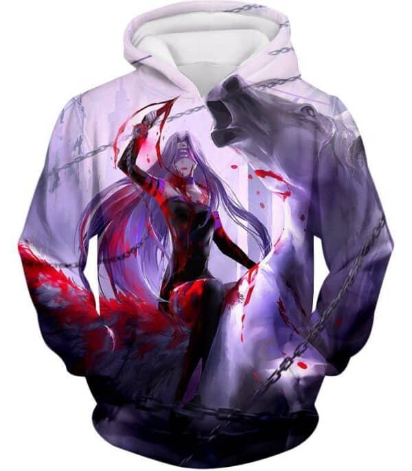 Fate Stay Night Super Cool Medusa Rider Servant Action Zip Up Hoodie - Hoodie