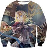 Fate Stay Night Super Hot Ruler Class Servant Jeanne DArc Hoodie - Sweatshirt