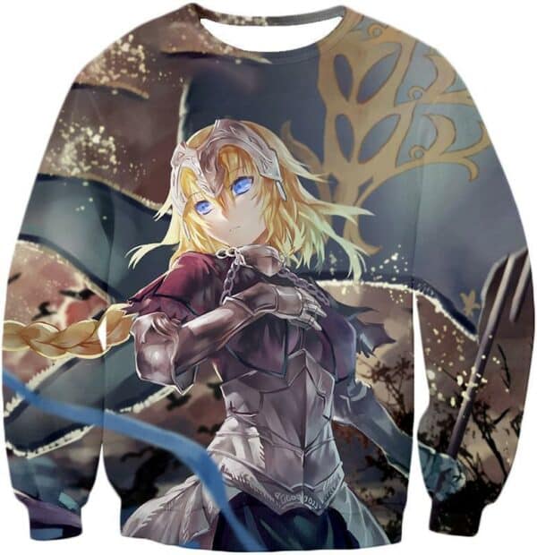 Fate Stay Night Super Hot Ruler Class Servant Jeanne DArc Hoodie - Sweatshirt