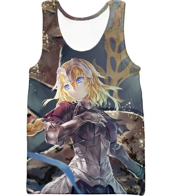 Fate Stay Night Super Hot Ruler Class Servant Jeanne DArc Hoodie - Tank Top