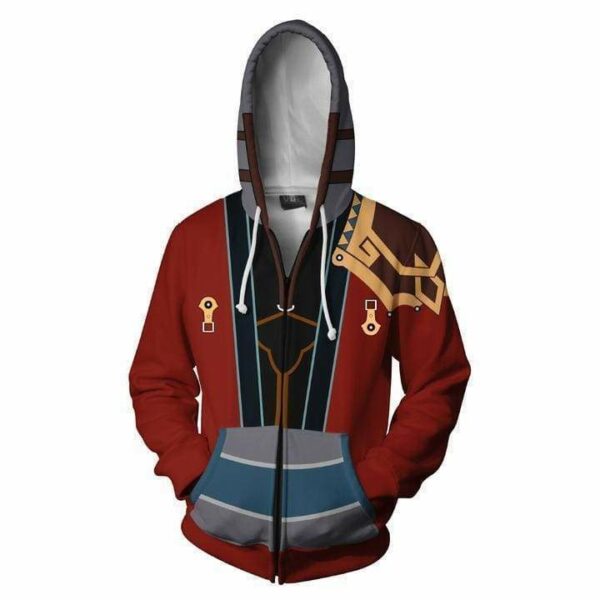 Final Fantasy X Hoodies - Auron Zip Up Hoodie Jacket