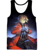 Full Metal Alchemist Hoodie - Fullmetal Alchemist Edward Elrich Best State Black Hoodie - Tank Top