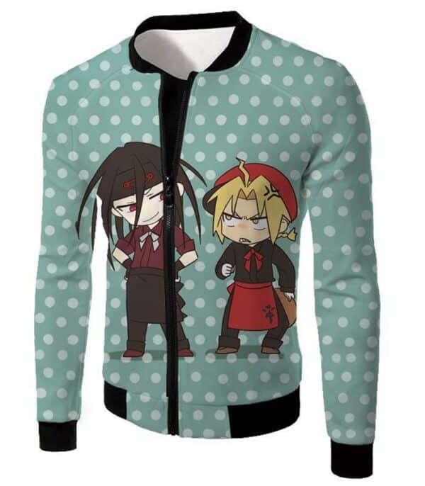 Full Metal Alchemist Hoodie - Fullmetal Alchemist Fullmetal Alchemist Super Cute Anime Illustrations Envy X Edward Hoodie - Jacket