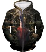 Full Metal Alchemist Hoodie - Fullmetal Alchemist Ultimate Fullmetal Alchemist Edward Elrich Art Graphic Hoodie - Zip Up Hoodie