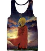 Fullmetal Alchemist Best State Alchemist Edward Elrich Art Hoodie - Tank Top